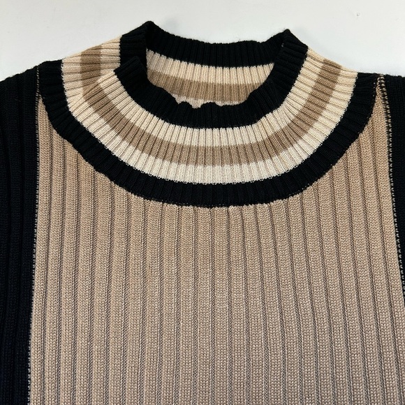 Taylor Women's/ NWT/Color Blocked /Ribbed Knit Dress/ L - Picture 8 of 12